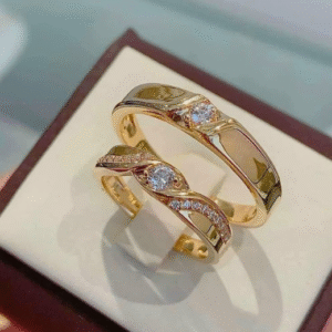 forever us matching couple rings – high quality alloy, skin friendly & rust free