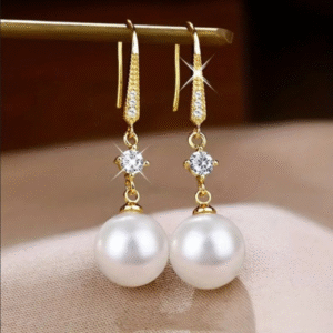 ✨ premium quality elegant pearl drop earrings collection